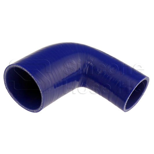 Silicone Hose, 3.00" x 2 1/4" 90 deg. Reducing Elbow