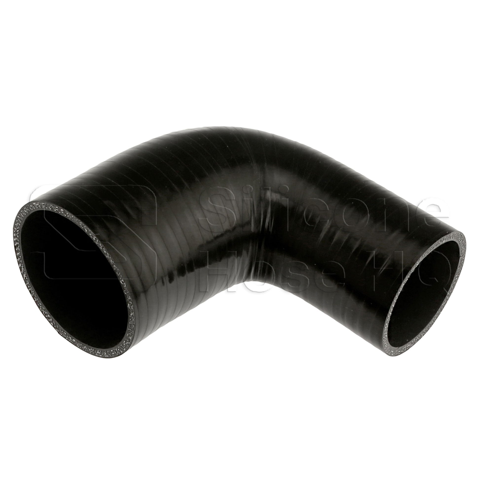 Silicone Hose, 3 1/4" x 2 1/2" 90 deg. Reducing Elbow