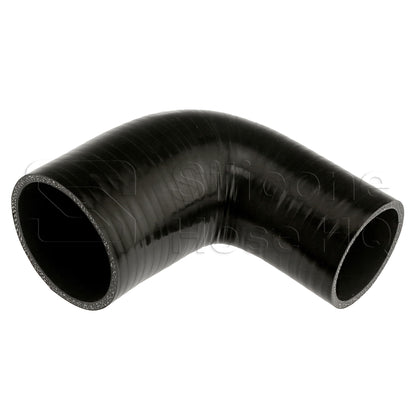 Silicone Hose, 3 1/4" x 2 1/2" 90 deg. Reducing Elbow
