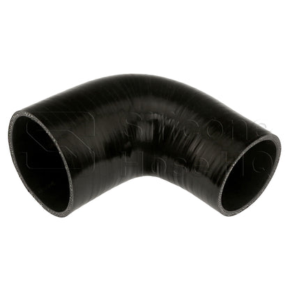 Silicone Hose, 3 1/2" x 3.00" 90 deg. Reducing Elbow