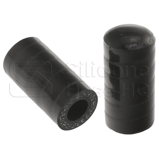 Black Silicone Coolant Bypass Cap, 10mm ID