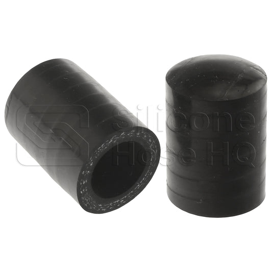 Black Silicone Coolant Bypass Cap, 18mm ID