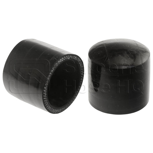 Black Silicone Coolant Bypass Cap, 1 3/8 inch ID
