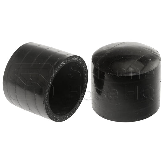 Black Silicone Coolant Bypass Cap, 1 1/2 inch ID