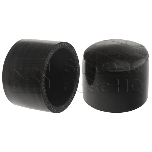 Black Silicone Coolant Bypass Cap, 1 3/4 inch ID