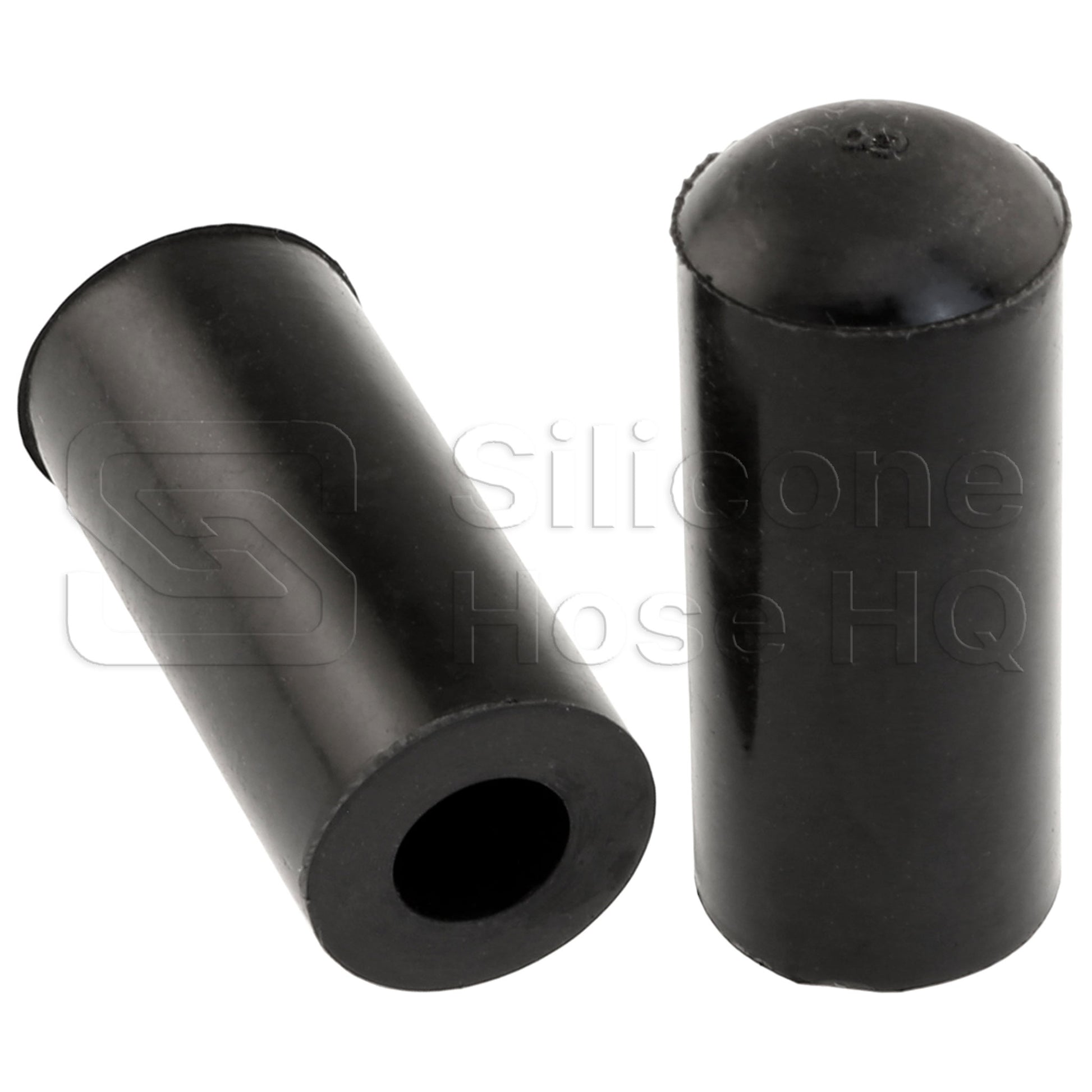 Black Silicone Coolant Bypass Cap, 5/16 inch ID