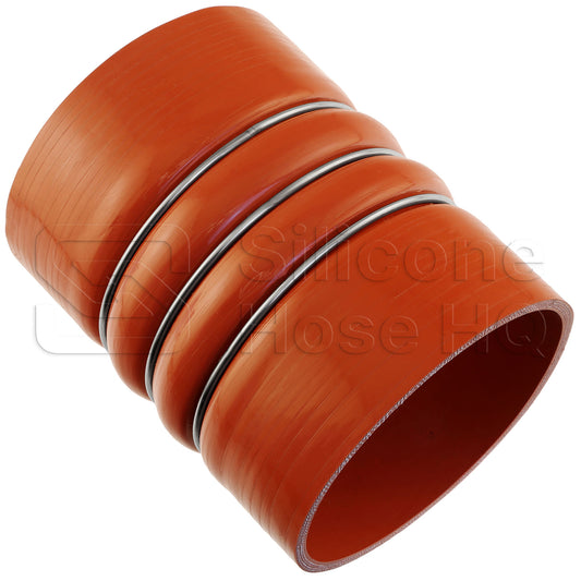 Orange Silicone 500F CAC Hose, 4.50" ID, 6" L