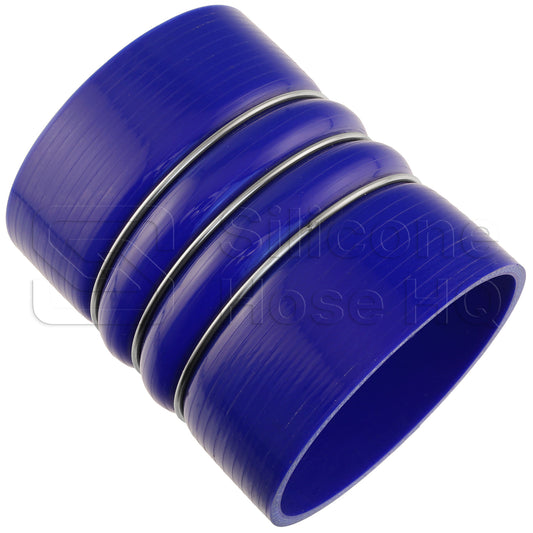 Blue Silicone 350F CAC Hose, 5.00" ID, 6" L