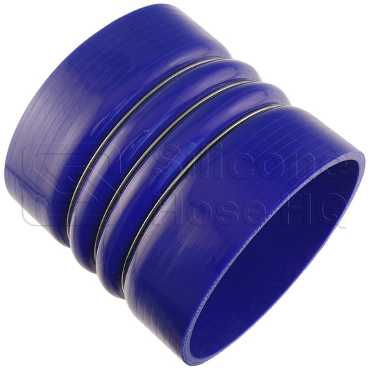 Blue Silicone 350F CAC Hose, 6.00" ID, 6" L