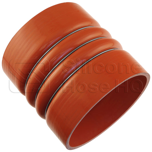 Orange Silicone 500F CAC Hose, 6" ID, 6" L