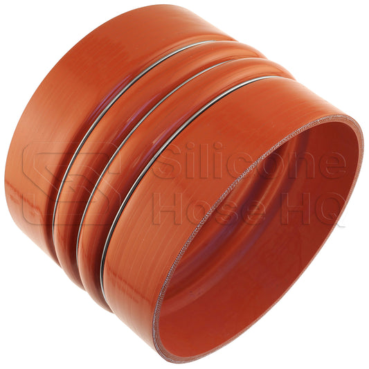 Orange Silicone 500F CAC Hose, 8" ID, 6" L