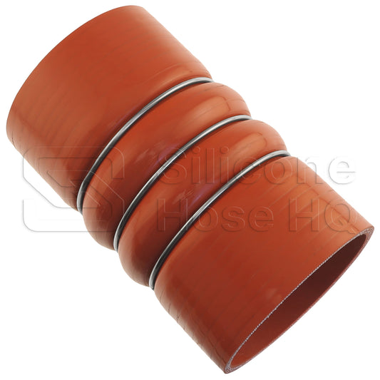 Orange Silicone 500F CAC Hose, 3.38" ID, 6" L