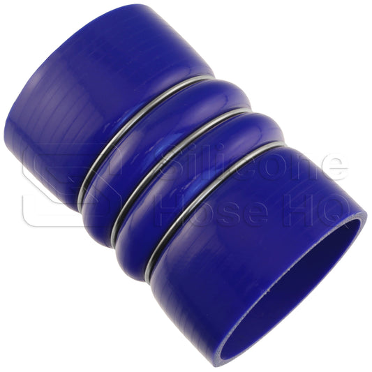 Blue Silicone 350F CAC Hose, 3.50" ID, 6" L