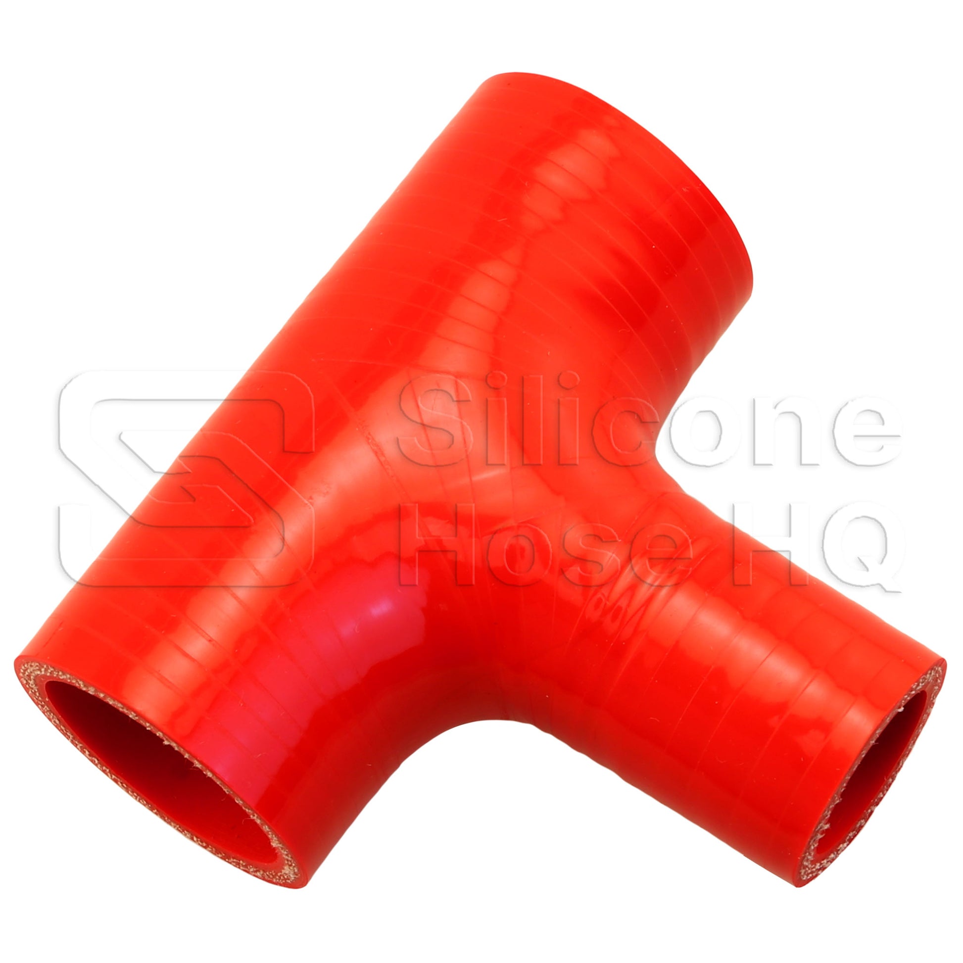 Silicone T-Hose, 38mm (1.50") ID w/25mm (1") ID Branch