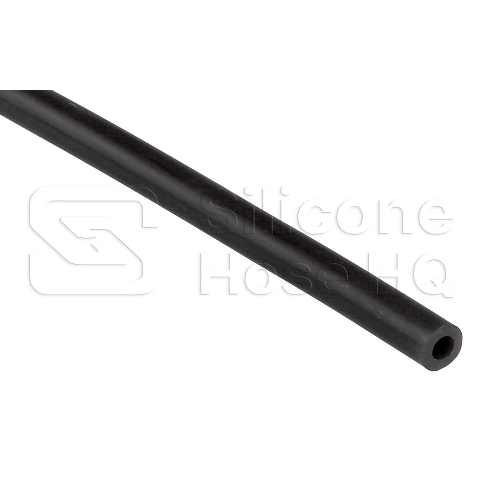 Silicone Vacuum Hose, 5mm (3/16") ID, sold per foot